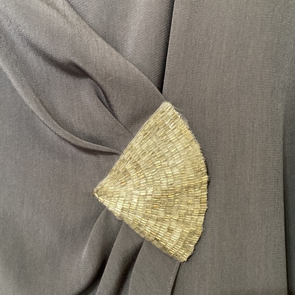 Grey wrap top size 24 - Picture 4 of 9